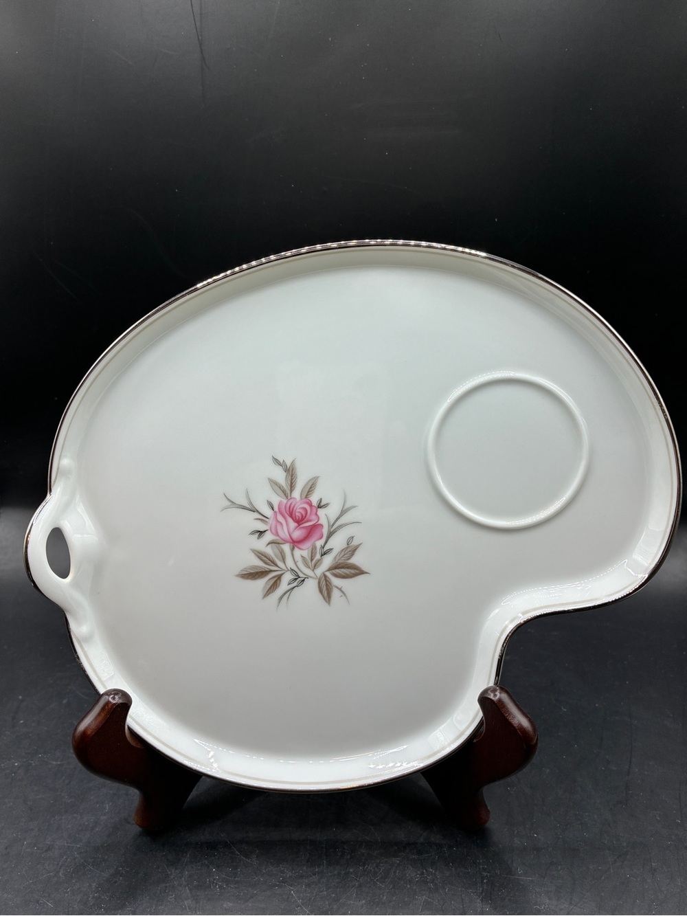 Noritake Roanne (5794) Snack Plate EUC